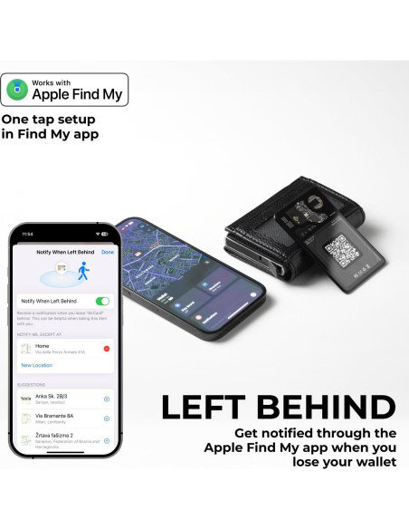 Rastreador Bluetooth AirCard Rolling Square - Paquete de 2 Rastreador Bluetooth AirCard Rolling Square - Paquete de 2