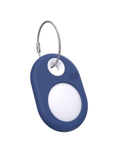 Soporte para AirTag Speck Presidio SiliRing Azul Costero/Blanco