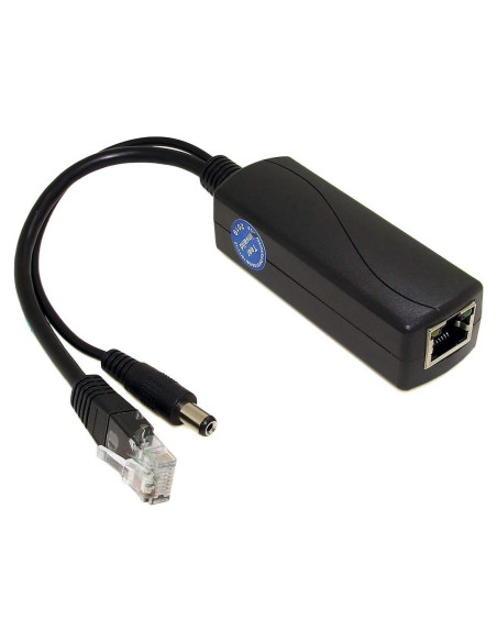 Divisor PoE Gigabit 48V a 12V 1A REVODATA para Cámaras Divisor PoE Gigabit 48V a 12V 1A REVODATA para Cámaras