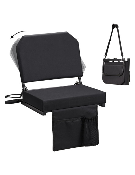 Asiento de Estadio Dragosum Plegable con Respaldo Ajustable Asiento de Estadio Dragosum Plegable con Respaldo Ajustable