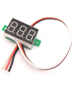 Medidor de Voltaje Digital LED 0.36" DUTTY 4-30V 5pcs 2