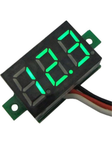 Medidor de Voltaje Digital LED 0.36" DUTTY 4-30V 5pcs