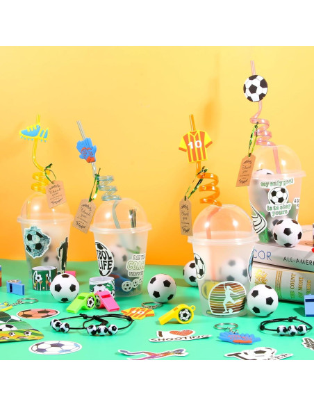 Kit de Fiesta de Fútbol LiYiQ 158 Piezas para Cumpleaños Kit de Fiesta de Fútbol LiYiQ 158 Piezas para Cumpleaños