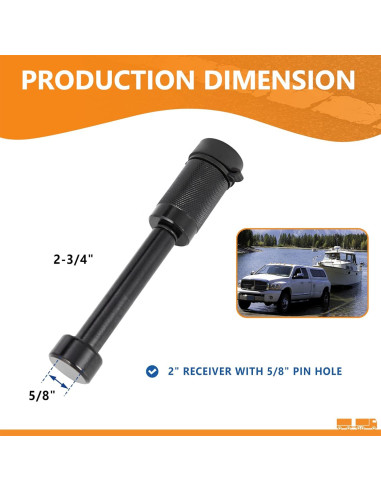 Candado de Enganche META Hardware 5/8" con Anillos O Antivibración
