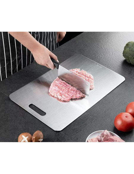 Tabla de Cortar de Titanio Genérica 34x22cm A Prueba de Lavavajillas Tabla de Cortar de Titanio Genérica 34x22cm A Prueba de Lavavajillas