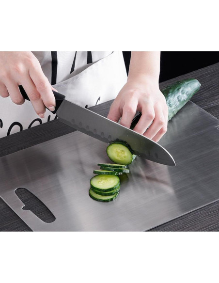 Tabla de Cortar de Titanio Genérica 34x22cm A Prueba de Lavavajillas Tabla de Cortar de Titanio Genérica 34x22cm A Prueba de Lavavajillas