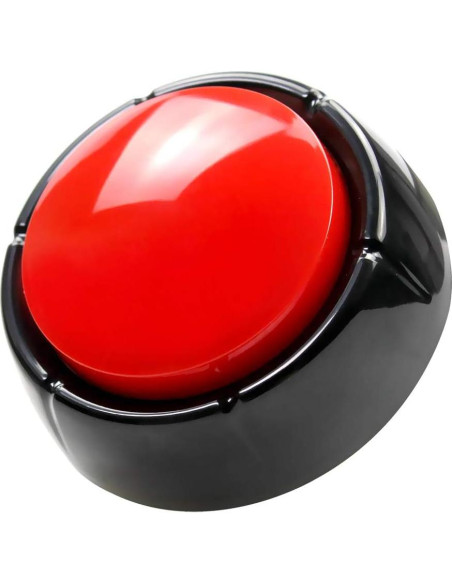 Botón Grabable Rojo Netual 30 Segundos Timbre Entrenamiento Botón Grabable Rojo Netual 30 Segundos Timbre Entrenamiento