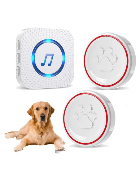 Timbre Inalámbrico para Perros ChunHee CB03WH - Entrenamiento de Baño Timbre Inalámbrico para Perros ChunHee CB03WH - Entrenamiento de Baño