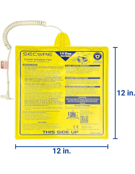 Alarma de Silla Segura Personal Safety 14CSET-5 - Sensor 30x30cm Alarma de Silla Segura Personal Safety 14CSET-5 - Sensor 30x30cm