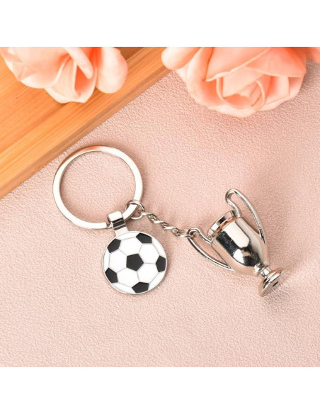 Llaveros de Fútbol YALLNASL con Trofeo y Balón - Regalos para Todos Llaveros de Fútbol YALLNASL con Trofeo y Balón - Regalos para Todos