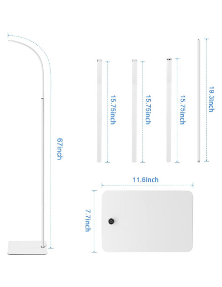 Soporte de Piso Ajustable para Monitor de Bebé AOZTSUN 67" Soporte de Piso Ajustable para Monitor de Bebé AOZTSUN 67"