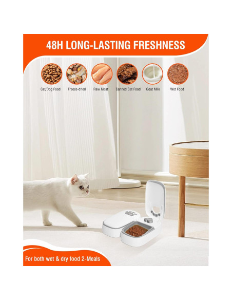 Comedero Automático Madatop para Gatos y Perros 350ml Comedero Automático Madatop para Gatos y Perros 350ml