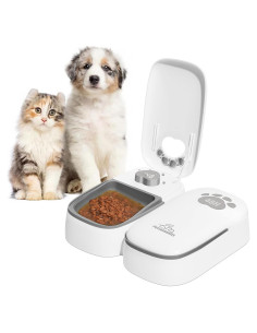 Comedero Automático SKAILING F7 para Gatos y Perros 2 Comidas
