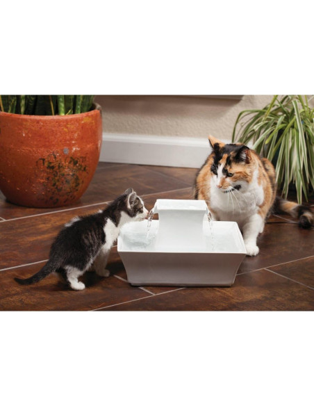 Fuente de Agua Cerámica PetSafe Drinkwell Pagoda 2.07L Fuente de Agua Cerámica PetSafe Drinkwell Pagoda 2.07L