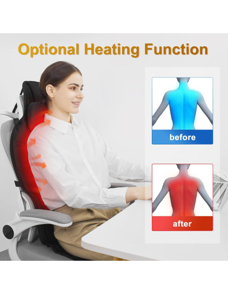 Masajeador de Espalda Comrelax HY-6981 con Calor y Vibración Masajeador de Espalda Comrelax HY-6981 con Calor y Vibración