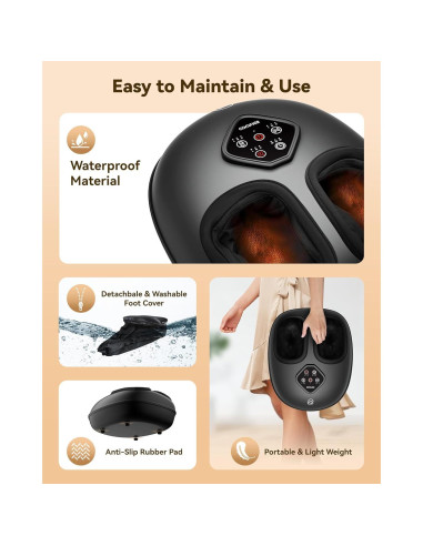 Masajeador de Pies Shiatsu Comfier CF-5425 con Calor y Compresión
