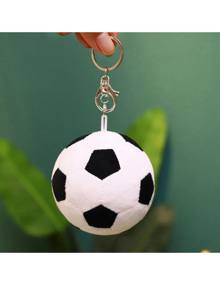 Llavero de Pelota de Fútbol de Peluche LUOZZY - 2 Pcs Llavero de Pelota de Fútbol de Peluche LUOZZY - 2 Pcs