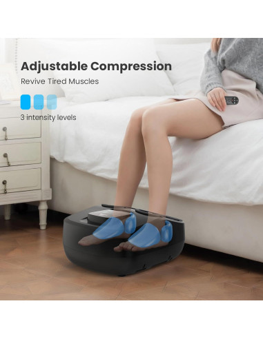 Masajeador de Pies COMFIER CF-5250N con Calor y Control Remoto