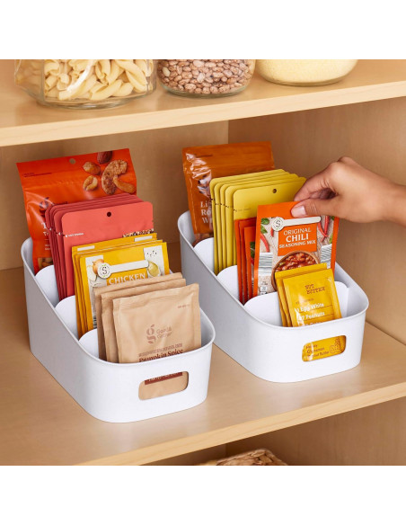 Organizador de Paquetes YouCopia ShelfBin 4 Niveles Blanco Organizador de Paquetes YouCopia ShelfBin 4 Niveles Blanco