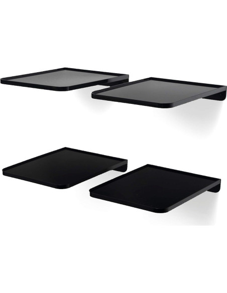 Soporte para Sombreros Boxy Concepts Negro - Paquete de 4 Soporte para Sombreros Boxy Concepts Negro - Paquete de 4