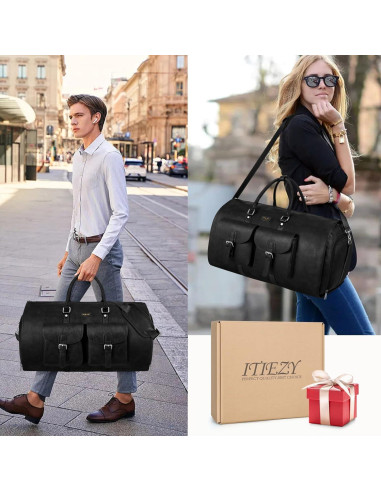 Bolsa de Ropa de Viaje ITIEZY 2 en 1 Duffle Colgante 56L