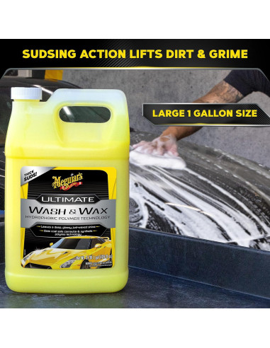 Jabón y Cera Ultimate Meguiar's 3.78L - Limpia y Brilla