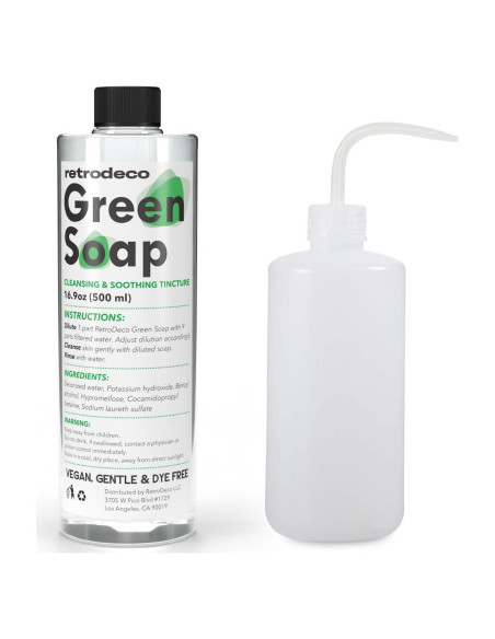Jabón Verde Ultra Concentrado RetroDeco 500ml - Produce 4.9L Jabón Verde Ultra Concentrado RetroDeco 500ml - Produce 4.9L