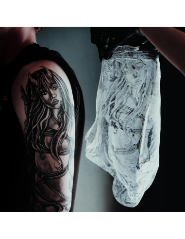 Vendaje Saniderm Original para Cuidado de Tatuajes 25.4 cm x 1.8 m