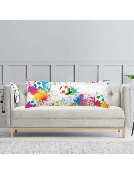Funda de Almohada de Cuerpo TOKILIAR 20x54" Balón de Fútbol Funda de Almohada de Cuerpo TOKILIAR 20x54" Balón de Fútbol