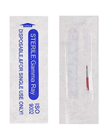 Agujas de Microblading desechables YM R3 R5 R7 R21 - Paquete 100