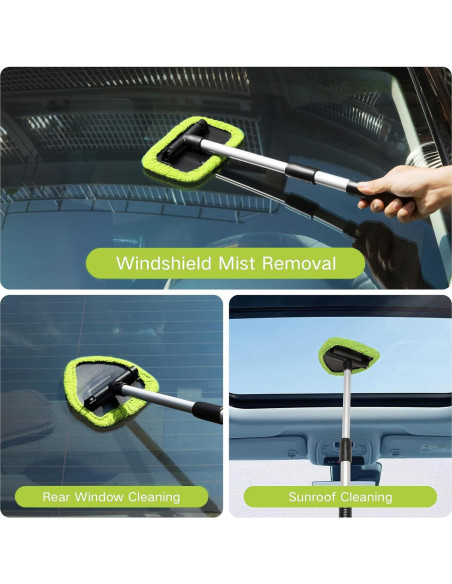 Kit de Limpieza de Parabrisas Qydipclin 10 Piezas Verde Kit de Limpieza de Parabrisas Qydipclin 10 Piezas Verde