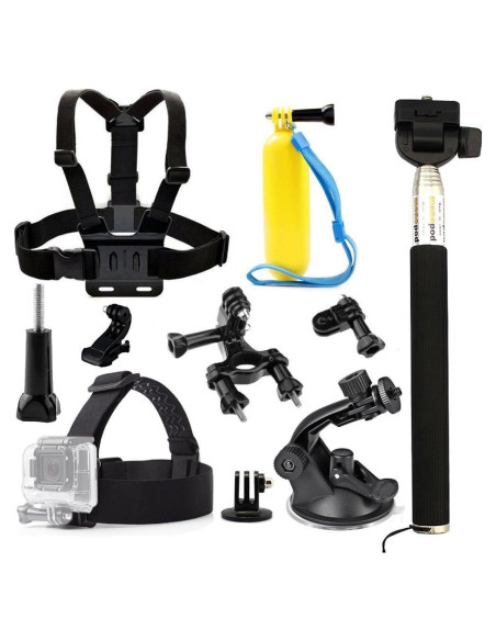 Kit de Accesorios para Cámara de Acción TEKCAM 6 en 1 Kit de Accesorios para Cámara de Acción TEKCAM 6 en 1