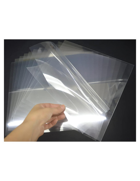 Paquete de 10 Hojas Plantilla Mylar ZHluja 30.48x30.48cm Transparente Paquete de 10 Hojas Plantilla Mylar ZHluja 30.48x30.48cm Transparente