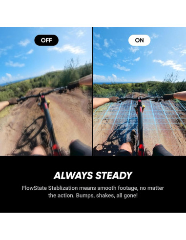 Cámara de Acción Impermeable Insta360 X5 8K 360, 185 Min Batería