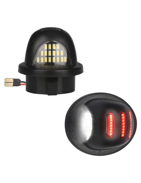 Luz de Placa de Matrícula LED RAVSOFT RS156 6000K Blanca - Paquete de 2 Luz de Placa de Matrícula LED RAVSOFT RS156 6000K Blanca - Paquete de 2