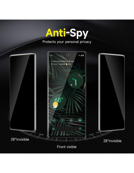 Protector de Pantalla Privado YWXTW para Google Pixel 6 Pro 6.7" Protector de Pantalla Privado YWXTW para Google Pixel 6 Pro 6.7"