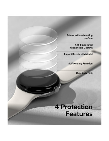 Protector de Pantalla Ringke Dual Easy Film para Google Pixel Watch 2