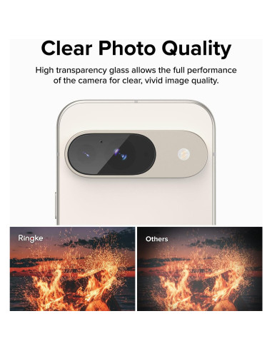 Protector de Lente de Cámara Ringke para Google Pixel 9 - Vidrio Templado