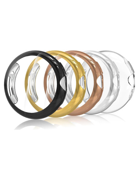 Funda Bumper Suave Simpeak 5-Pack para Google Pixel Watch 2/1 41mm Funda Bumper Suave Simpeak 5-Pack para Google Pixel Watch 2/1 41mm