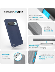 Funda Speck Presidio2 Grip para Google Pixel 8 Pro - Protección Antideslizante y Resistente a Caídas 2