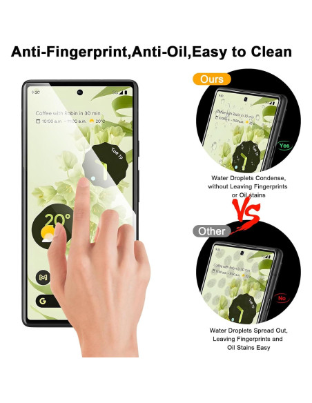 Protector de Pantalla Cristal Templado Coolpow para Google Pixel 6 Protector de Pantalla Cristal Templado Coolpow para Google Pixel 6