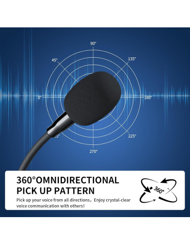Micrófono de Condensador Omnidireccional KO-STAR USB Negro