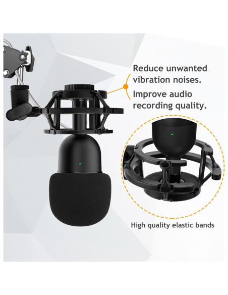 Soporte de Micrófono Razer Seiren Mini con Brazo Ajustable Soporte de Micrófono Razer Seiren Mini con Brazo Ajustable