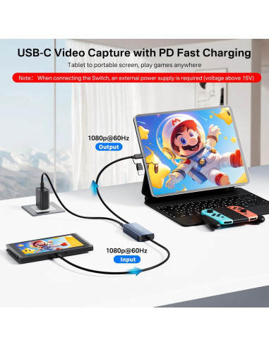 Tarjeta de Captura de Video USB-C VANGREE VC-001 1080P 60FPS