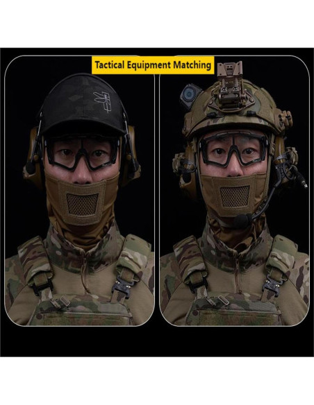 Máscara Balaclava Táctica CMAIR4U MA-205 con Protector Bucal Máscara Balaclava Táctica CMAIR4U MA-205 con Protector Bucal