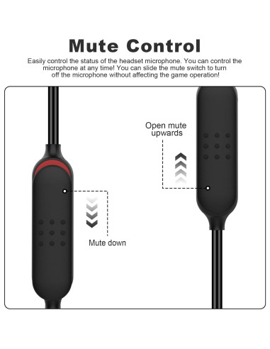 Cable de Audio con Micrófono Boom Desmontable Toeasor para Bose QC35