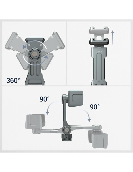 Soporte de teléfono ajustable Leaplumin para cámara 360 Soporte de teléfono ajustable Leaplumin para cámara 360