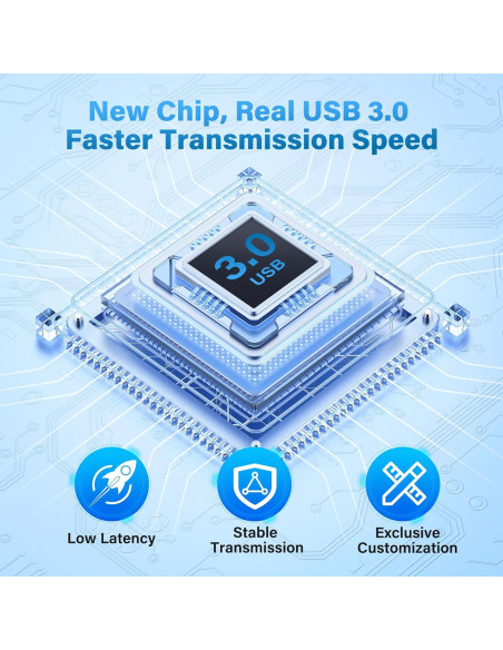 Tarjeta de Captura de Video 4K Veeloon HDMI a USB-C 1080P 60FPS Tarjeta de Captura de Video 4K Veeloon HDMI a USB-C 1080P 60FPS