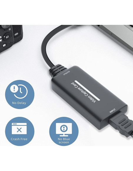 Tarjeta de Captura de Video HDMI Tohilkel 4K USB para Juegos Tarjeta de Captura de Video HDMI Tohilkel 4K USB para Juegos