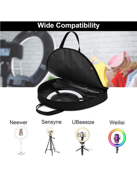 Funda de Luz de Anillo TXEsign 10" - Bolsa Protectora para Trípode Funda de Luz de Anillo TXEsign 10" - Bolsa Protectora para Trípode